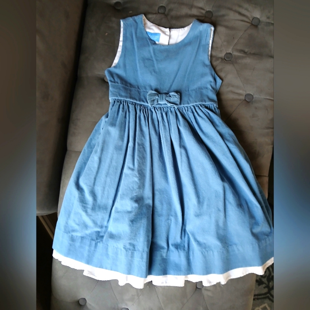 Anavini Girls Corduroy Sleeveless Dress